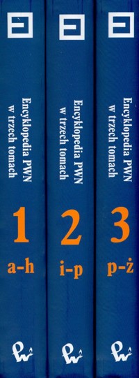 Encyklopedia PWN w trzech tomach -  - książka