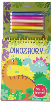 Baw się kolorami! Dinozaury - zbiorowa praca - książka