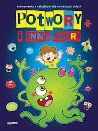 Potwory i inne stwory Kolorowanka z naklejkami - Sokolnicka Sylwia - książka