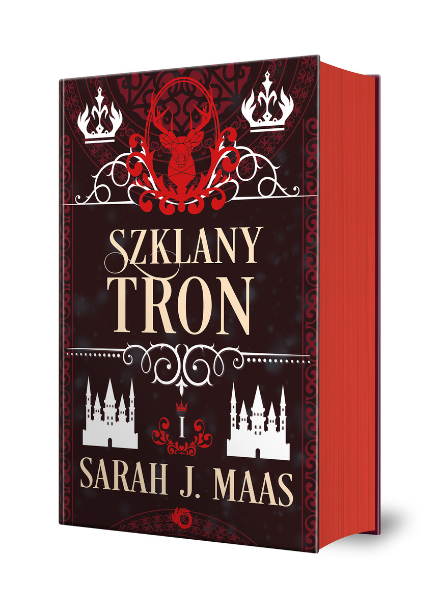 Szklany tron. Tom 1 (barwione brzegi) - Sarah J. Maas - książka