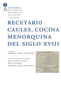 Receptario Caules. Cocina Menorquina del siglo XVIII -  - ebook