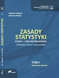 Zasady statystyki jedno i dwuwymiarowej - Wagner Wiesław, Mantaj Andrzej - książka