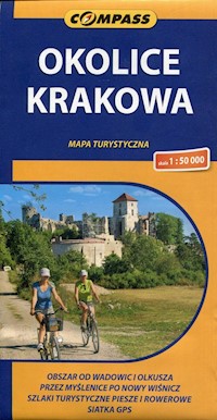 Okolice Krakowa mapa turystyczna 1:50 000 -  - książka