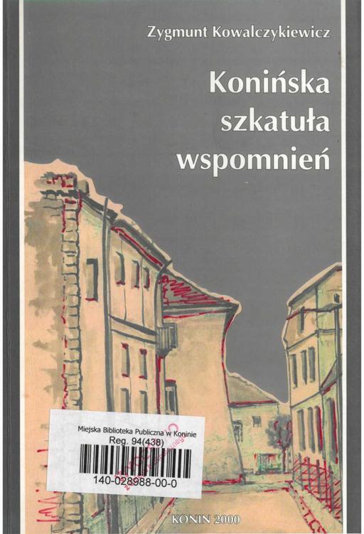 Okładka książki Konińska szkatuła wspomnień