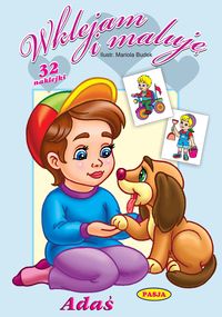 Wklejam i maluję - Adaś - Budek Mariola - książka