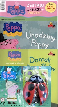 Świnka Peppa 2 książki Urodziny Peppy / Domek dla wilków + Biedronka z lupą -  - książka