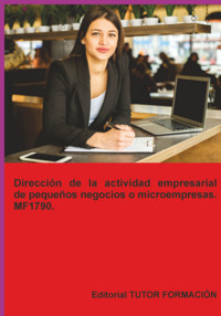 Dirección De La Actividad Empresarial De Pequeños Negocios O Microempresas. Mf1789. - Carmen Arenal Laza - ebook
