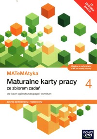 Matematyka 4 Maturalne karty pracy ze zbiorem zadań Zakres podstawowy i rozszerzony -  - książka