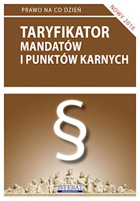 Taryfikator mandatów i punktów karnych 2016 - Kietschke Magdalena - książka