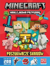 Minecraft. Naklejkowa przygoda. Poszukiwacze skarbów -  - książka