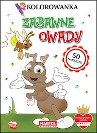 Kolorowanka Zabawne owady z naklejkami - Jędrysiak Klaudia - książka