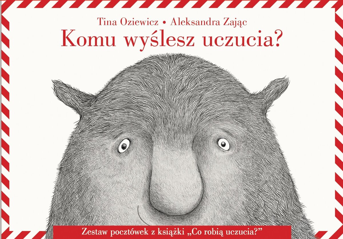 Komu wyślesz uczucia? Zestaw pocztówek z książki „Co robią uczucia?” - Tina Oziewicz - książka