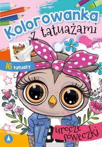 Kolorowanka z tatuażami Urocze sóweczki -  - książka