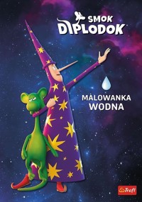 Smok Diplodok. Malowanka wodna - zbiorowa praca - książka