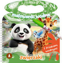 Zadanka & malowanki wodne Zwierzaki - Żyłowska Wioleta - książka