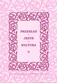 Przekład - Język - KulturaTom 5 -  - książka