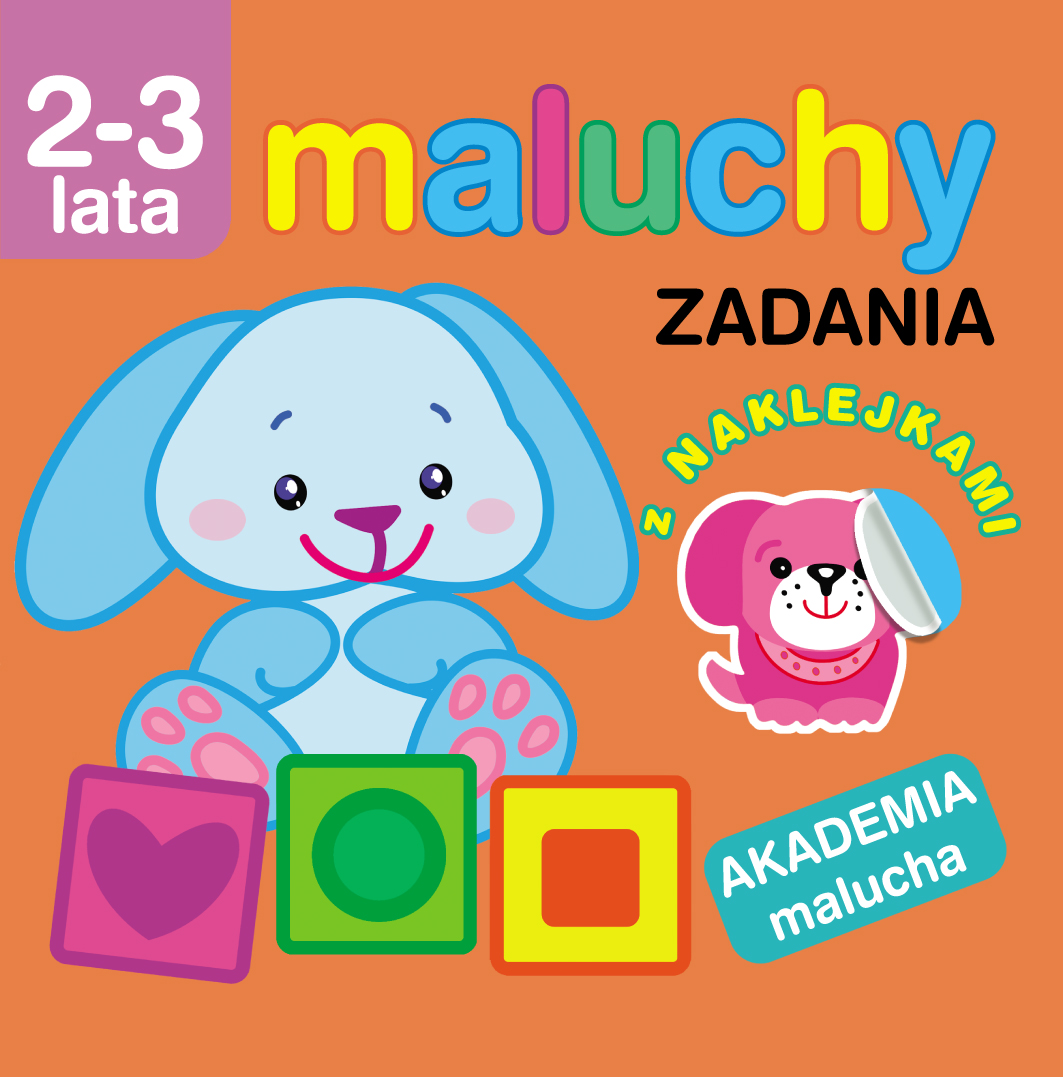 Maluchy. Zadania z naklejkami. Akademia malucha 2-3 lata - Irma Pikiene - książka
