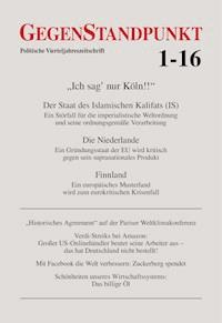 GegenStandpunkt 1-16 - - ebook