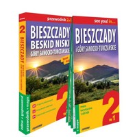 Bieszczady Beskid Niski Góry Sanocko-Turczańskie 2w1 - Krzywda Piotr - książka