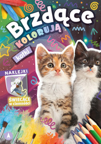 Brzdące kolorują Kotki (naklejki świecące w ciemności) -  - książka