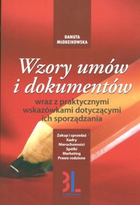 Wzory umów i dokumentów - Danuta Młodzikowska - książka