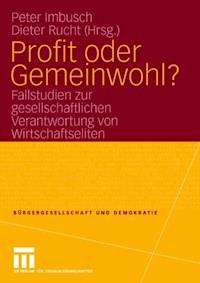 Profit oder Gemeinwohl? -  - ebook