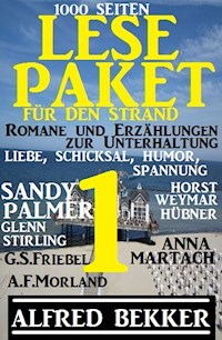 Lese-Paket 1 für den Strand: Romane und Erzählungen zur Unterhaltung: 1000 Seiten Liebe, Schicksal, Humor, Spannung - Alfred Bekker - ebook