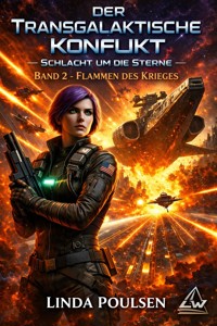 Der Transgalaktische Konflikt "Schlacht um die Sterne" - Buch 2 - Flammen des Krieges - Linda Poulsen - ebook