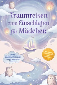 Traumreisen zum Einschlafen für Mädchen: Magische Gute-Nacht-Geschichten zum Entspannen und Einschlafen für kleine Heldinnen und Träumerinnen – inkl. gratis Audio-Dateien zum Download - Lorena Schönfeld - ebook