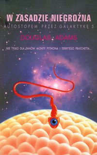 W zasadzie niegroźna - Douglas Adams - audiobook + książka