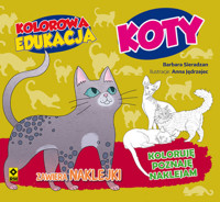 Kolorowa edukacja Koty - Barbara Sieradzan - książka
