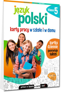Język polski. Karty pracy w szkole i w domu Klasa 5 - Cichocka Karolina - książka