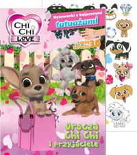 Chi chi love. Rysowanki z bajecznymi tatuażami cz. 1 Urocza Chi Chi i przyjaciele -  - książka