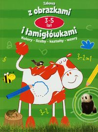 Zabawa z obrazkami i łamigłówkami 3-5 lat zielona -  - książka