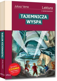 Tajemnicza wyspa Lektura z opracowaniem - Juliusz Verne - książka