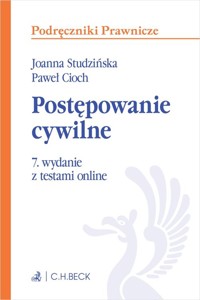 Postępowanie cywilne z testami online - Cioch Paweł, Studzińska Joanna - książka