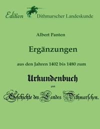 Ergänzungen aus den Jahren 1402 bis 1480 zum Urkundenbuch - Albert Panten - ebook
