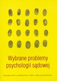 Wybrane problemy psychologii sądowej -  - książka