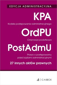Kodeks postępowania administracyjnego. Ordynacja podatkowa. Prawo o postępowaniu przed sądami administracyjnymi -  - książka