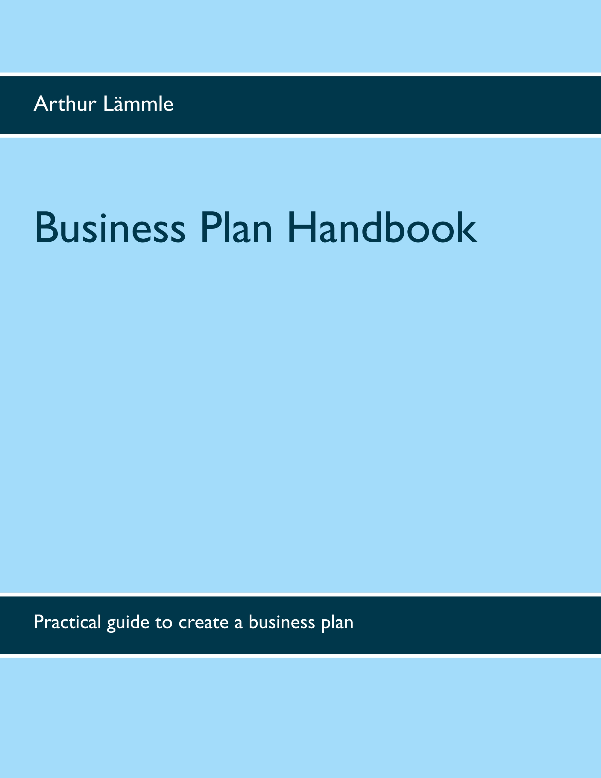 Business Plan Handbook - Arthur Lämmle - ebook