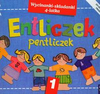 Entliczek Pentliczek 1 Wycinanki-składanki 4-latka - zbiorowa praca - książka