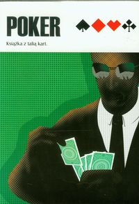 Poker Książka z talią kart zielona -  - książka