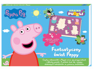 Peppa Pig. Kraina puzzli. Fantastyczny świat Peppy - zbiorowa praca - książka