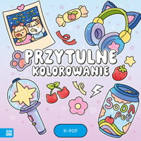 Przytulne kolorowanie. K-pop - Katsiaryna Hryk - książka