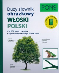 Duży słownik obrazkowy PONS Włoski -  - książka