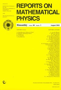 Reports on Mathematical Physics 66/1 -  - książka