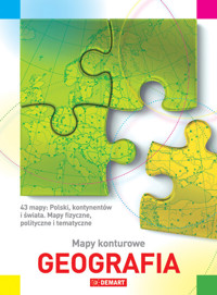 Geografia mapy konturowe -  - książka