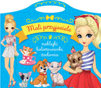 Mali przyjaciele. Naklejki, kolorowanki, zadania - zbiorowa praca - książka