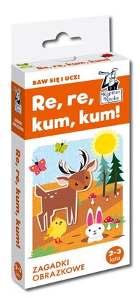 Kapitan Nauka Re, re, kum, kum. Zagadki obrazkowe - Magdalena Trepczyńska - książka