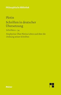 Schriften in deutscher Übersetzung - Plotin - ebook